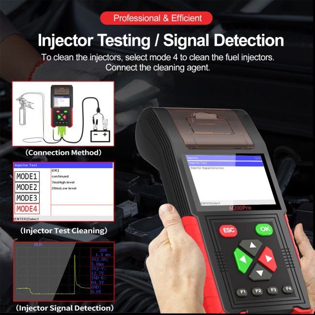 [Full Version] JDiag M200Pro Professional Motorbike Diagnostic Scanner Motorcycle Scan Tool