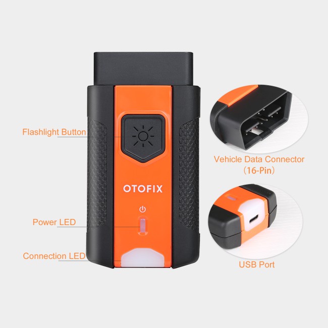OTOFIX VCI V1 Bluetooth Connector for OTOFIX D1 LITE/ D1 PRO/ D1 MAX/ IM1/ BT1
