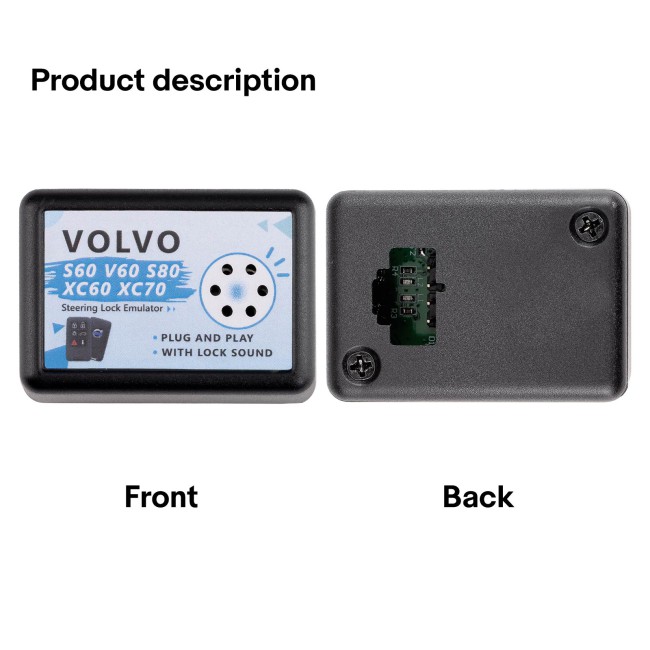 OEM Emulator for VOLVO S60 V60 S80 XC60 XC70 Steering Lock with Lock Sound (LIN System)