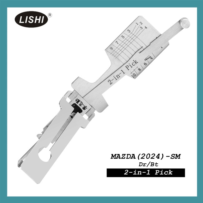 LISHI MAZDA2024-SM 2-in-1 Auto Pick and Decoder New Mazda 2-in-1 Tool