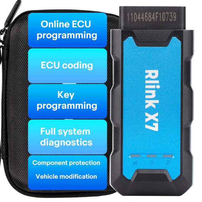 TOPDON Rlink X7 for VW Volkswagen Full System Diagnostics Online ECU Programming ECU Coding Key Programming Support CANFD DOIP