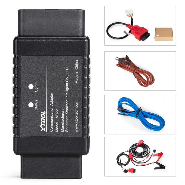 XTOOL M822 Adapter Key Programmer For Toyota 8A AIl Keys Lost Work With XTOOL X100 PAD3/X100 MAX/IK618/IP616/IP819/IP819TP