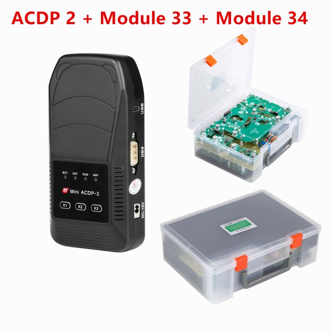 Hot YANHUA ACDP2 VW MQB IMMO KM Package (ACDP2 + Module 33/34) for VW MQB Key Programming Mileage Correction Support MQB48 MQB49 Johnson Instruments