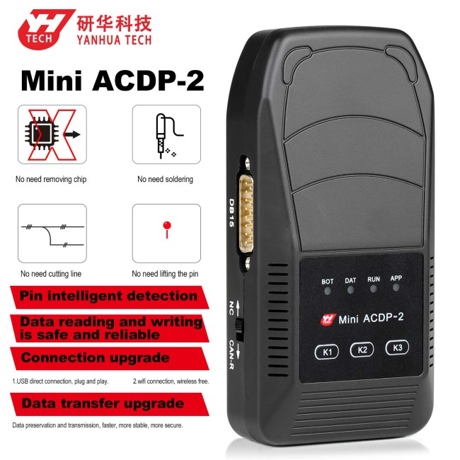 Hot YANHUA ACDP2 VW MQB IMMO KM Package (ACDP2 + Module 33/34) for VW MQB Key Programming Mileage Correction Support MQB48 MQB49 Johnson Instruments