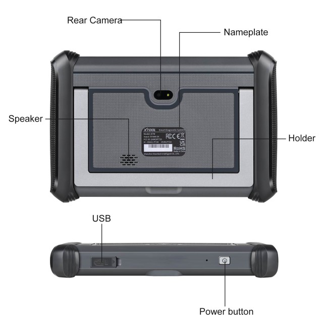 XTOOL D7W Smart WIFI Scanner ECU Coding All Systems Diagnostic Key Programmer Built-in CAN FD & DOIP 38+ Services