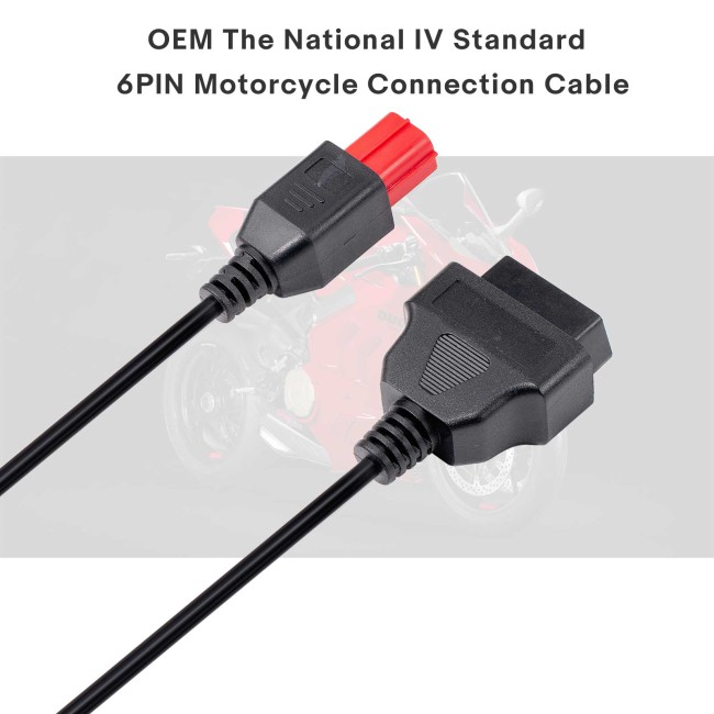 OEM The National IV Standard 6 PIN Motorcycle Connector Cable