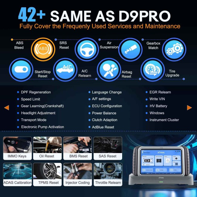 XTOOL IP919PRO Full System Diagnostic Support ECU Coding DOIP / CANFD Protocol & FCA AutoAuth 3 Years Free Update