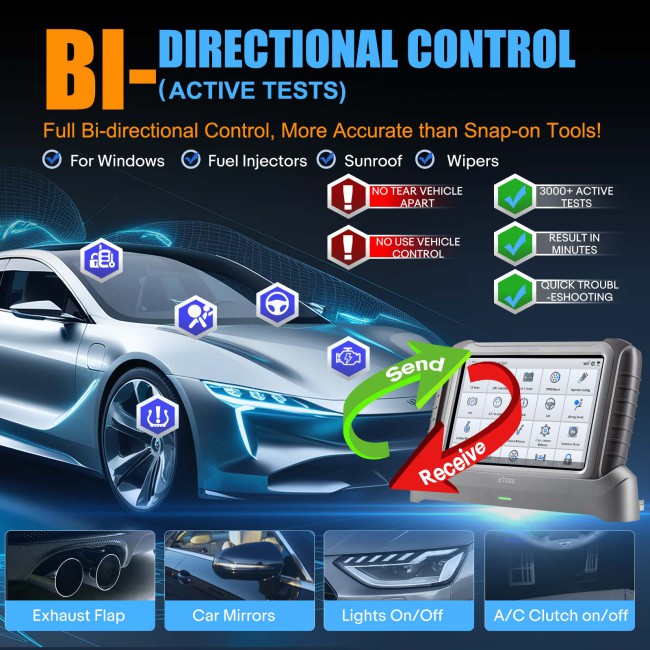 XTOOL IP919PRO Full System Diagnostic Support ECU Coding DOIP / CANFD Protocol & FCA AutoAuth 3 Years Free Update