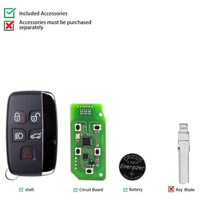 Lonsdor JLR 2015-2018 Land Rover& Jaguar Smart Key 315MHZ/433MHz with JLR License 2015 - 2021 Add Key/ AKL via OBD