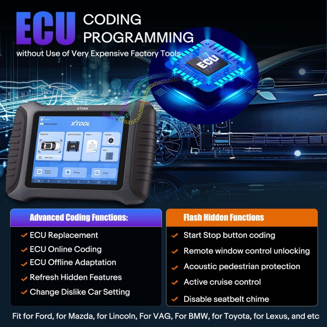 XTOOL IP900S OE-Level Full System Diagnostic Support ECU Coding DOIP / CANFD Protocol & FCA AutoAuth 3 Years Free Update
