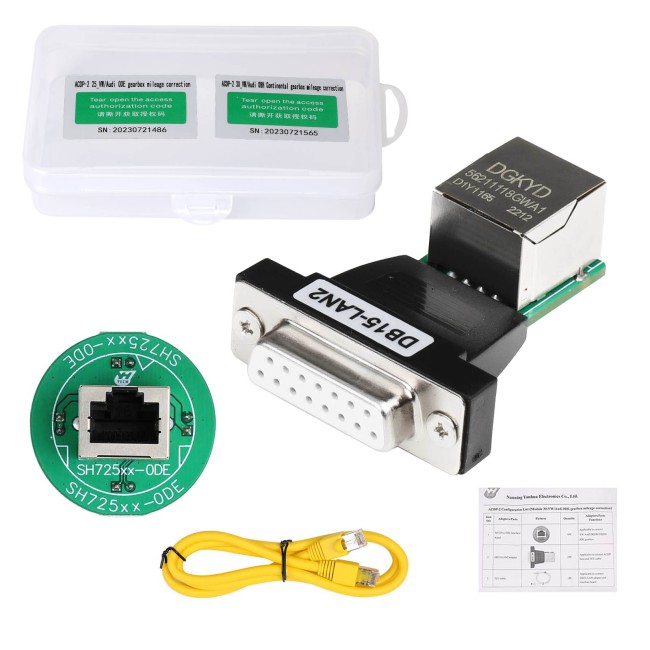 YANHUA ACDP2 VW AUDI Gearbox Mileage Package (ACDP2 + Module 21/25/30/33/34) for VW/Audi Gearbox and Cluster Mileage