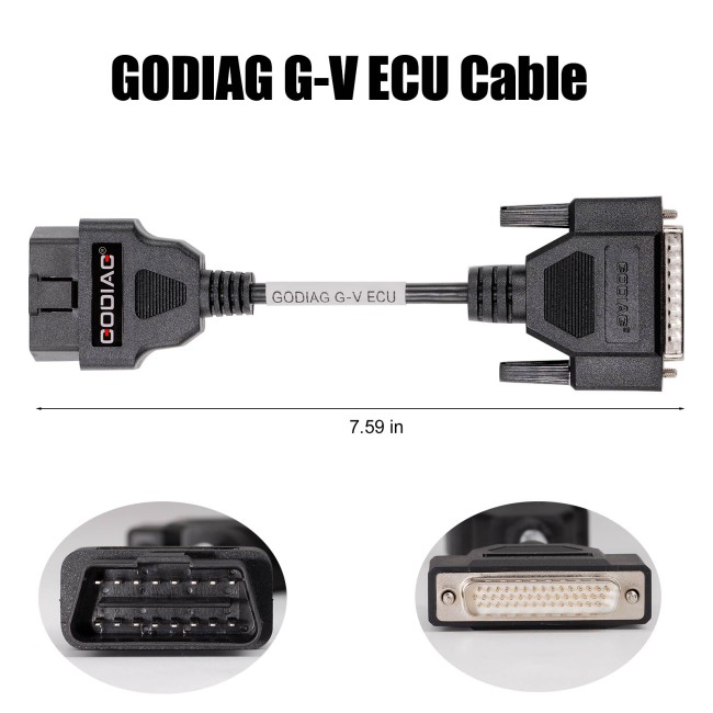 GODIAG G-V ECU Cable for Connecting Xhorse MULTI PROG with GT107/GT107+/GPT BENCH BOOT to Read & Write Data on VAG Gearbox ECU Engine ECU