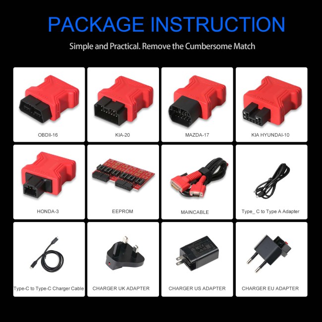 XTOOL X100 PAD3 Auto Key programmer For Toyota/Lexus Key Lost VW 4/5th Anti-theft Immo