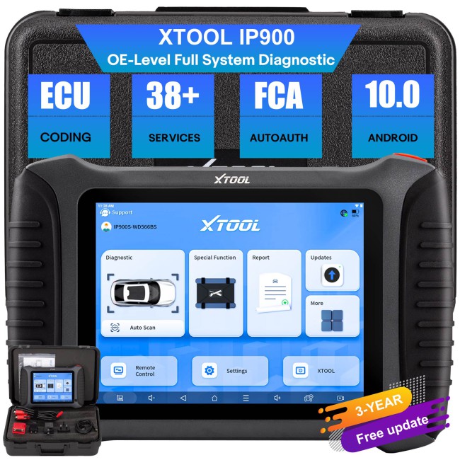 XTOOL IP900 OE-Level Full System Diagnostic Support ECU Coding DOIP / CANFD Protocol & FCA AutoAuth