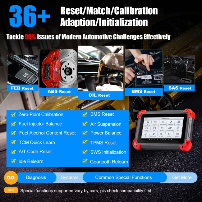 Xtool D7 Bi-Directional Scan Tool Supports OE Level All Systems Diagnostics 36+ Maintenance Functions 85+ Car Brands