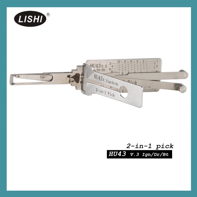 LISHI HU43 2-in-1 Auto Pick and Decoder for OPEL Vauxhall/Holden/Chevrolet/Toyota/Pontiac/Daewoo