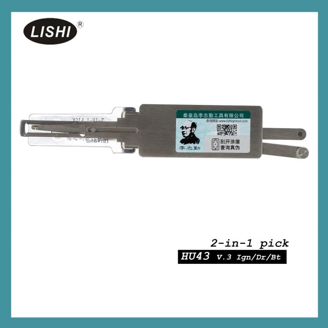 LISHI HU43 2-in-1 Auto Pick and Decoder for OPEL Vauxhall/Holden/Chevrolet/Toyota/Pontiac/Daewoo
