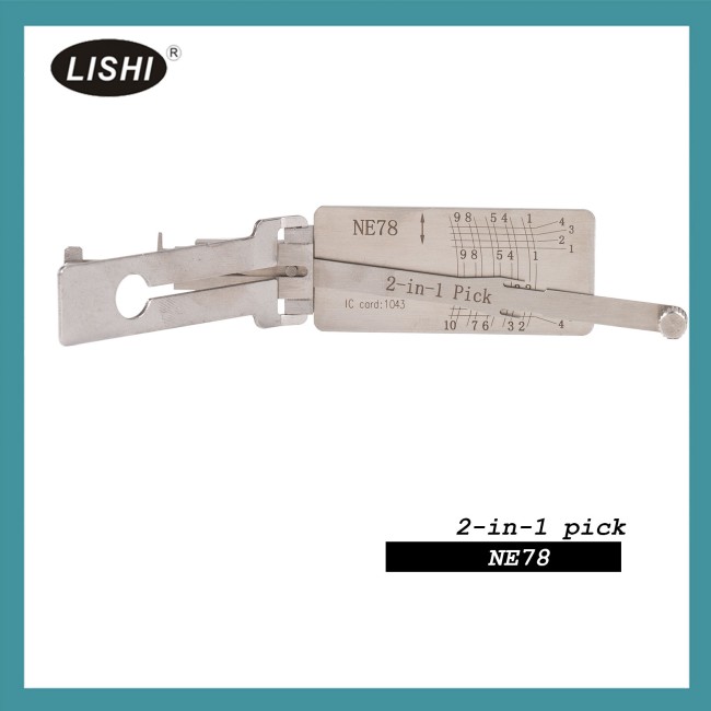 LISHI NE78 2-in-1 Auto Pick and Decoder for Peugeot