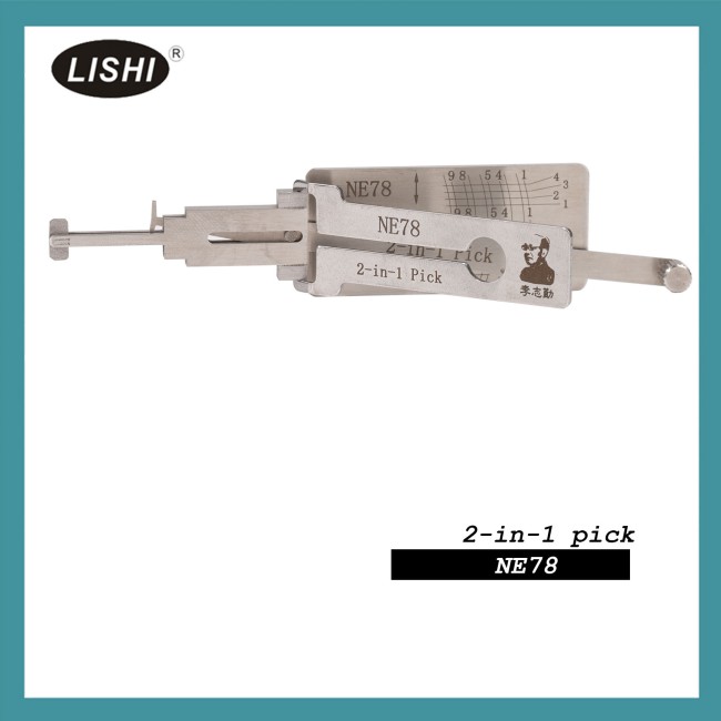 LISHI NE78 2-in-1 Auto Pick and Decoder for Peugeot