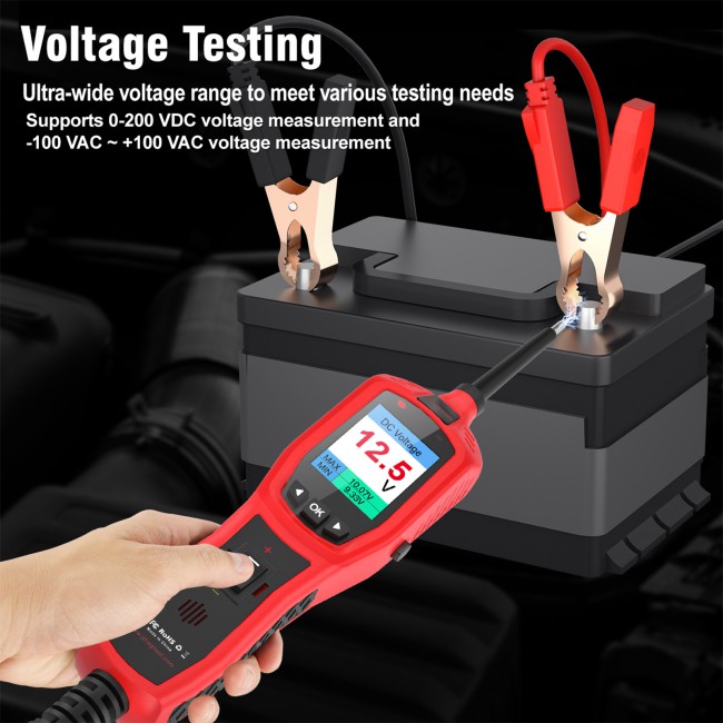 TOPDIAG P180 for 9-30 Volts Vehicle Electrical System Daignostics Injectors Test Support Cars Pickups SUVs Motorcycles Excavators Steamships