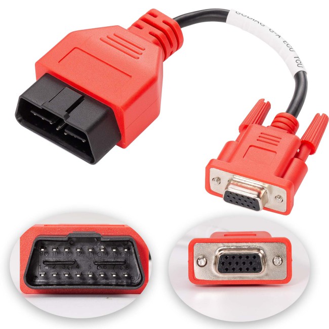 GODIAG G-A ECU TCU Cable for Connecting AUTEL IM608 IM508 with GT107/GODIAG ECU GPT Adapter to Read & Write Data