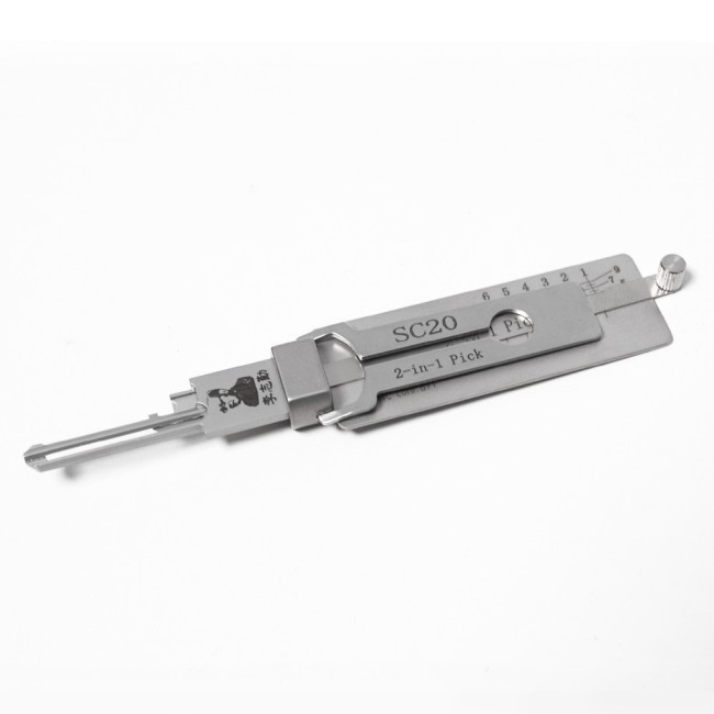 LISHI SC20 Civilian Tool 2-in-1 Pick & Decoder for Schlage L Keyway