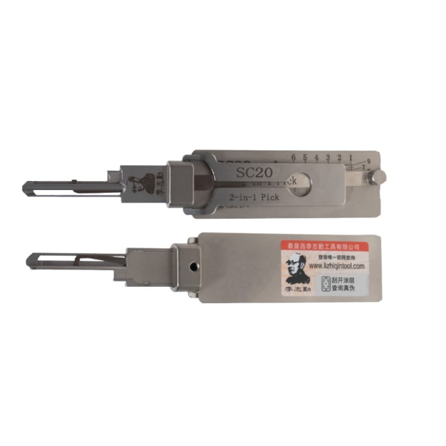 LISHI SC20 Civilian Tool 2-in-1 Pick & Decoder for Schlage L Keyway