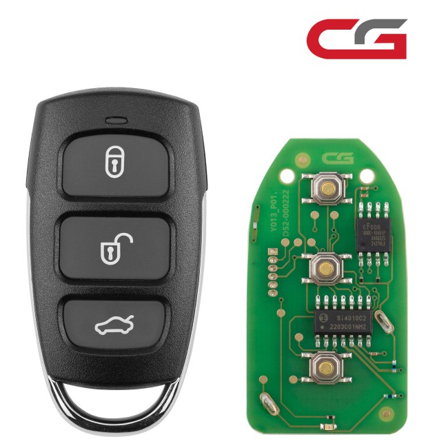 [5Pcs/Lot] CGDI C13-000009 KI.A(Separate.3+1) Wire Remote Keys Used with CGDl K2 Remote Key Programmer