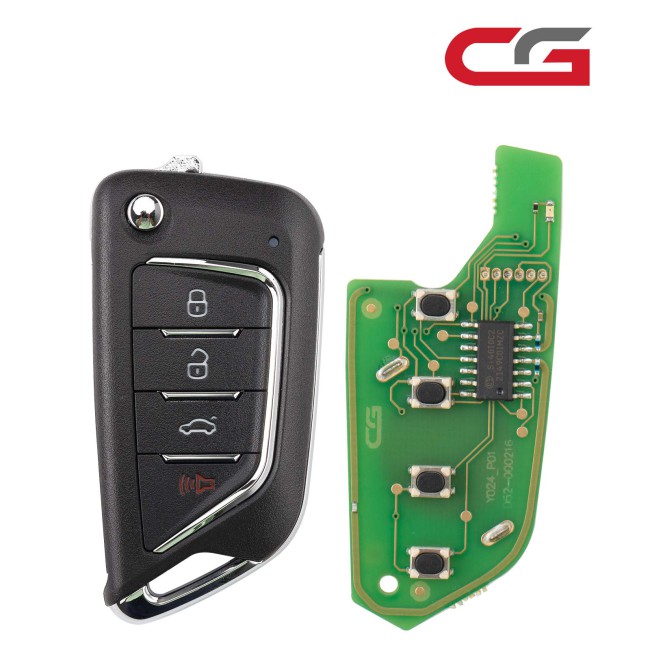[5Pcs/Lot] CGDI C13-000006 CAD.LAC(4 BTN) 4 Buttons Wire Remote Used with CGDl K2 Remote Key Programmer