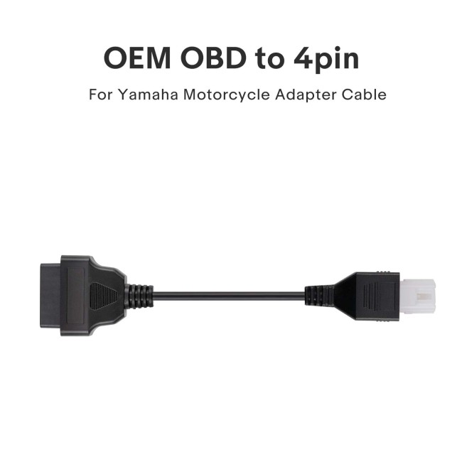 Free Shipping OEM OBD to 4pin for Yamaha Motorcycle Adapter Cable