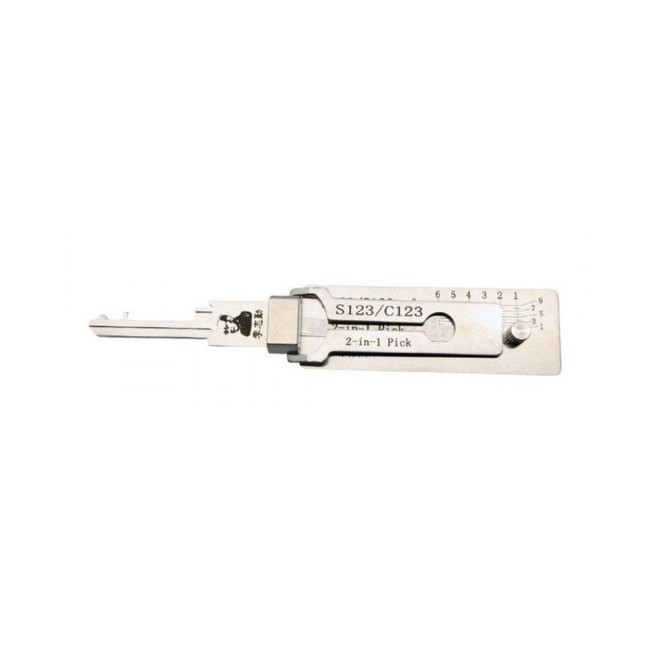 LISHI S123/C123 Civilian Tool 2-in-1 Pick & Decoder for Schlage Locks