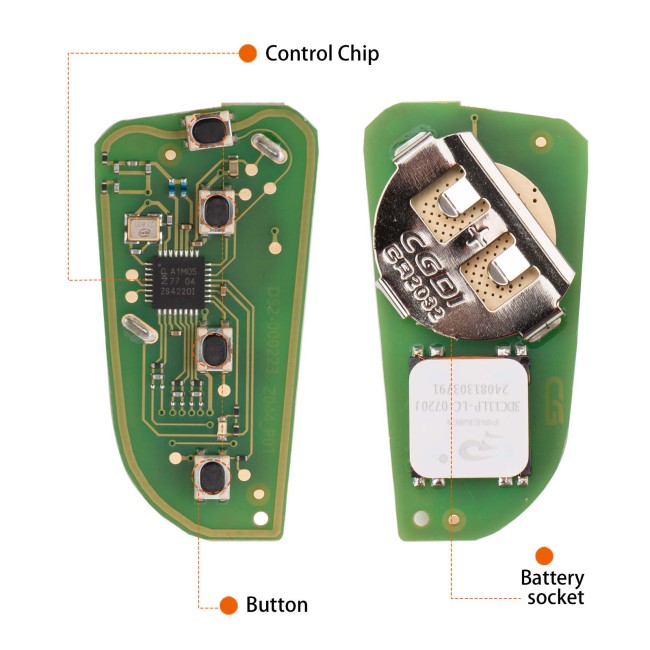 [5Pcs/Lot] CGDI C15-000003 BM.W DF Blade(4BTN) 4 Buttons Smart Remote Used with CGDl K2 Remote Key Programmer