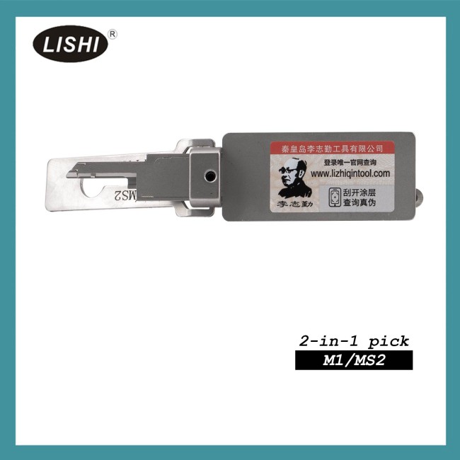 LISHI M1/MS2 Civilian Tool 2-in-1 Pick & Decoder for Master Padlocks