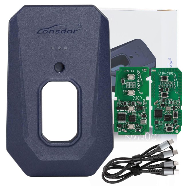 Lonsdor KW100 Suite with 2 Pieces of LT20 Universal Keys Support All Keys Lost & Adding Keys Package Sales