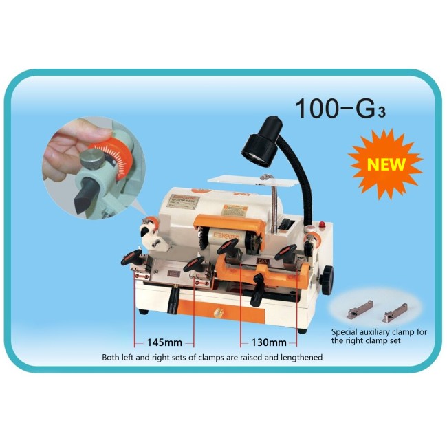 WENXING 100G3 Advanced Multifunctional Double-head Manual Key Cutting Machine