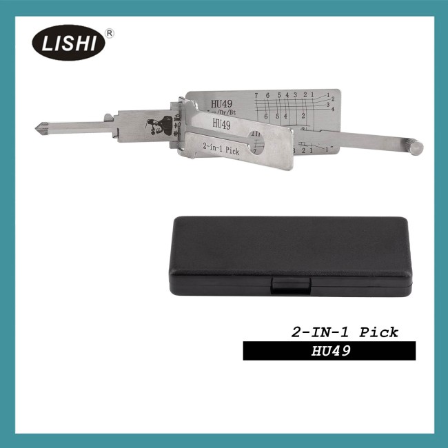LISHI HU49 2-in-1 Auto Pick and Decoder for Volkswagen series/Jetta/Santana/B4/Audi 100/Bandeira vermelha velha/Golfe