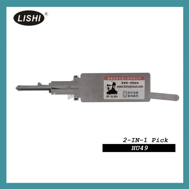 LISHI HU49 2-in-1 Auto Pick and Decoder for Volkswagen series/Jetta/Santana/B4/Audi 100/Bandeira vermelha velha/Golfe