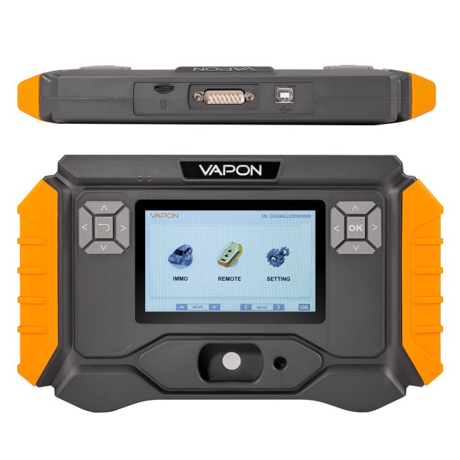 VAPON VP100 Key Programmer for BMW G Chassis Model Key Adding Support 2015-2021 Free Update Get Free 2pcs BMW G Series Key PCB & BDC2 BDC3 Adapter Set