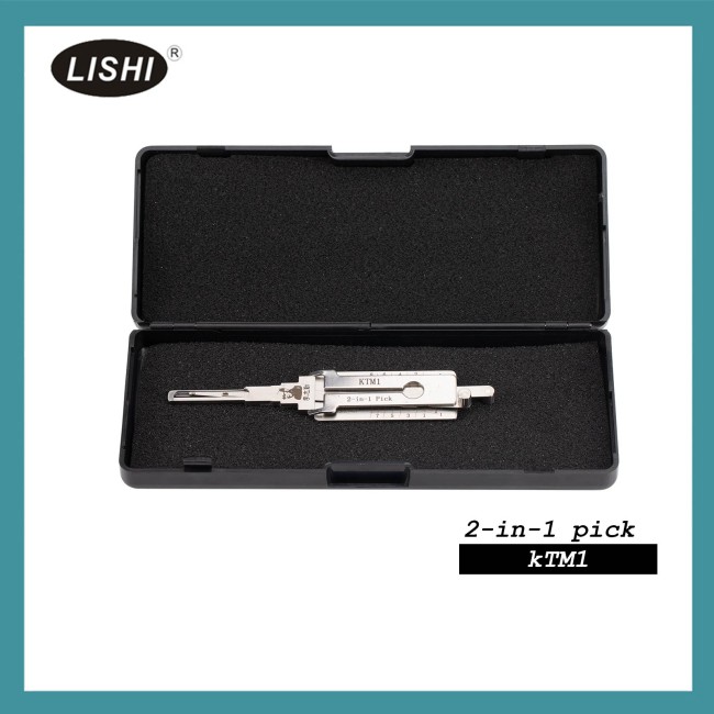 LISHI KTM1 End Milling Tool 2-in-1 Pick & Decoder for KTM & Yamaha Motorcycle