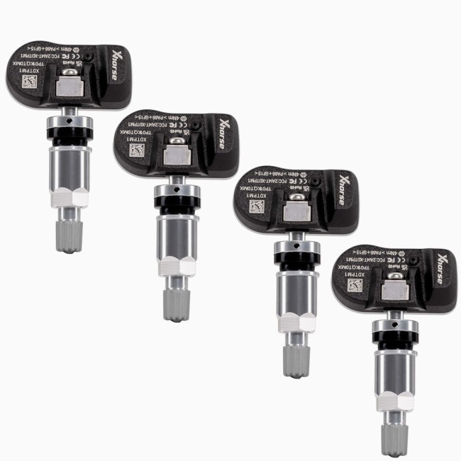 [4Pcs/Lot] XHORSE XDTPM1EN TPMS Sensor  XTPMS Sensor Universal Programmable 98% Coverage of Vehicles with Tire Pressure Support 315/433MHz Frequency