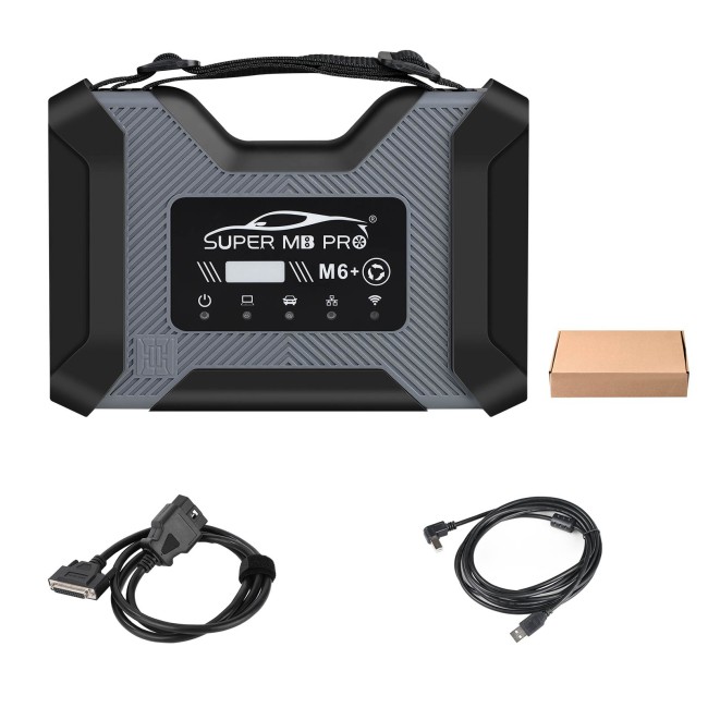 SUPER MB PRO M6+ Pro Standard Version Wireless Diagnosis Tool with USB Cable + OBD2 16pin Cable