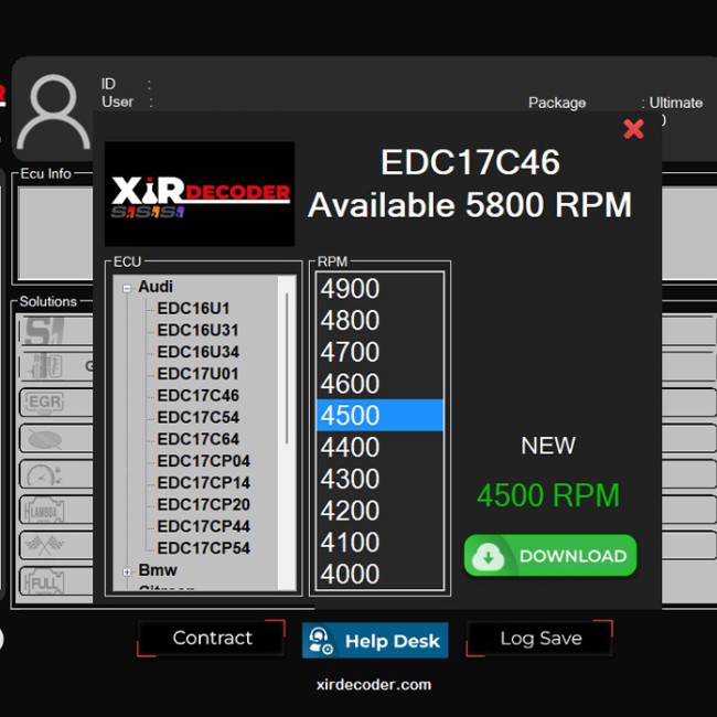 XirDecoder DTC - Chip Tuning - All Solutions Software Basic Version