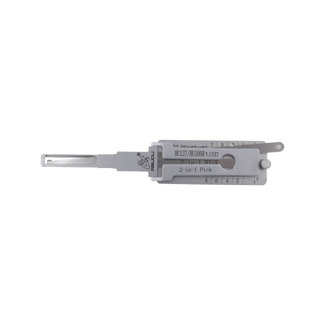 Abudu ABUDU HU127-HU100R Inner Mill Two-Track Unlocking and Reading Tool, Tooth Depth (8-cut) IC CARD: 1360