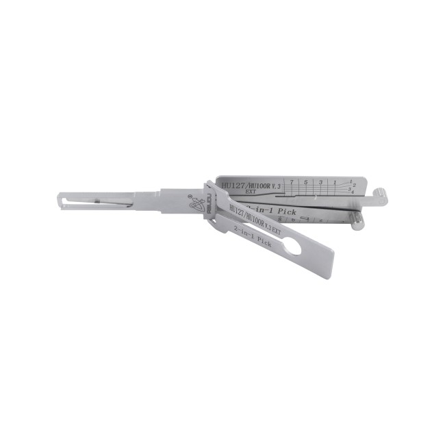 Abudu ABUDU HU127-HU100R Inner Mill Two-Track Unlocking and Reading Tool, Tooth Depth (8-cut) IC CARD: 1360