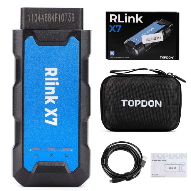 TOPDON RLink X7 for GM Support CAN-FD/DoIP GM ECU Programming Suppport GM Vehicles from 2000 to 2024