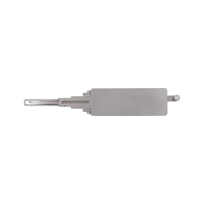ABUDU HU64 Ignition Universal Door Lock Side Milling Two-Track Pick and Decode Tool, Depth (10-cut) IC CARD:1019