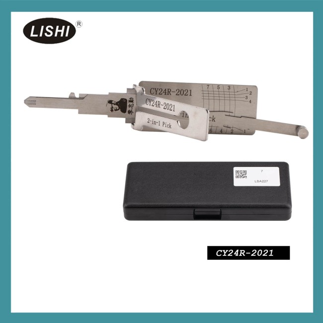 LISHI CY24R-2021 Flat Milling Tool 2-in-1 Decoder and Pick for Jeep Grand Cherokee 2021+