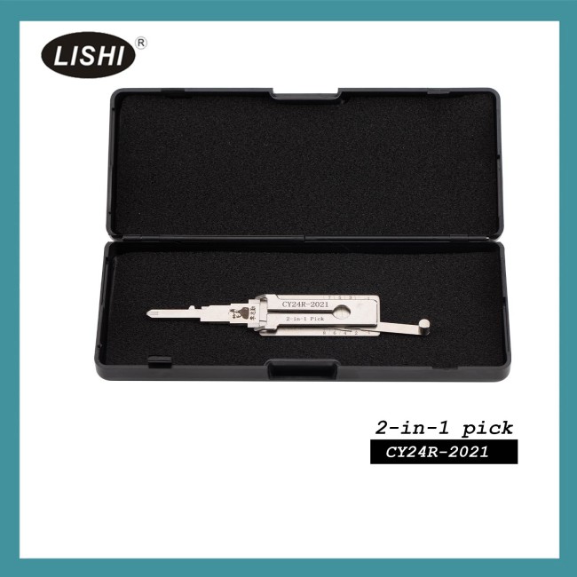 LISHI CY24R-2021 Flat Milling Tool 2-in-1 Decoder and Pick for Jeep Grand Cherokee 2021+