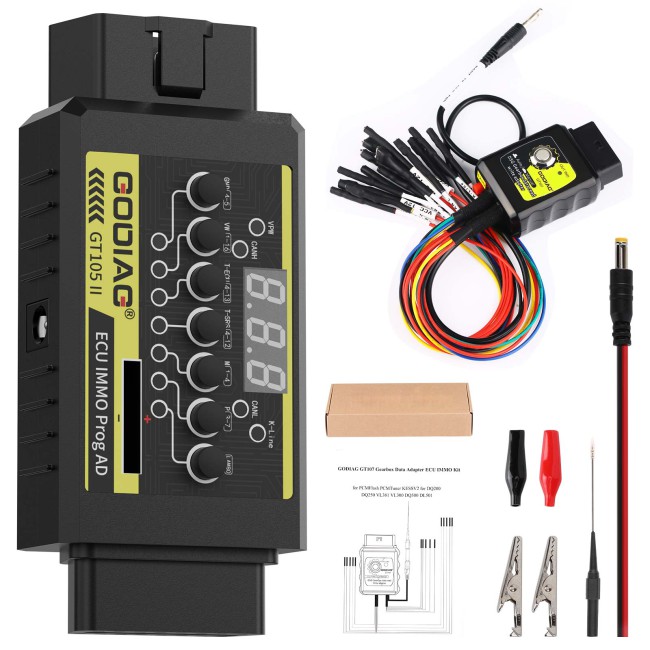 GODIAG GT107 and GT105 II DSG Plus Gearbox Data Adapter For DQ250/ DQ200/ VL381/VL300/ DQ500/DL501/ Benz/ BMW