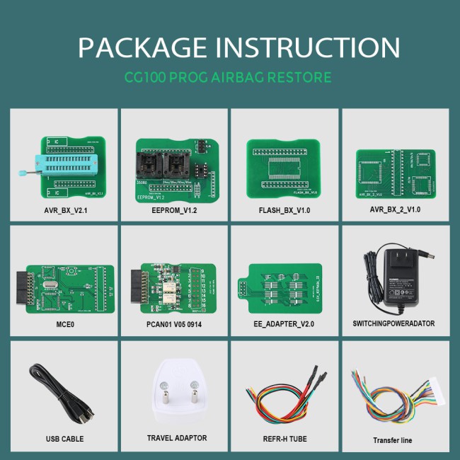 Full Version V7.4.8.0 CGDI CG100 PROG III Airbag Restore Device including All Function of Renesas SRS and Infineon XC236x